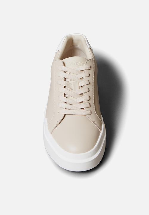 Calvin Klein - Chunky Cupsole Laceup - Stony Beige/Bright White