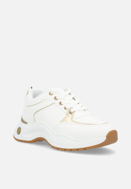 Madison® - Morgan sneaker - white & gold