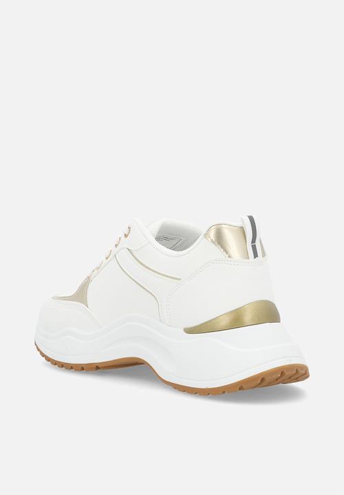 Madison® - Morgan sneaker - white & gold