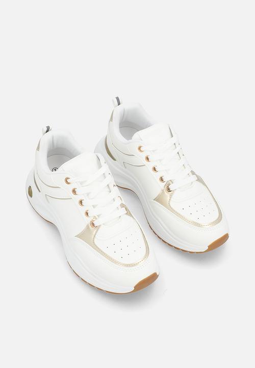 Madison® - Morgan sneaker - white & gold
