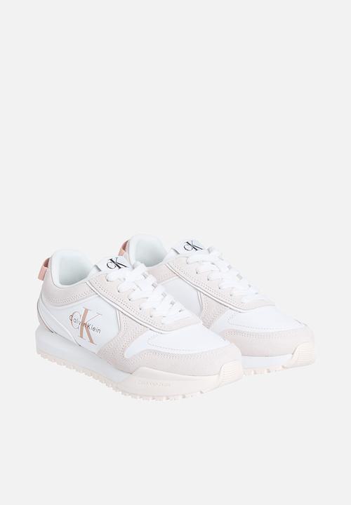 Calvin Klein - Toothy Runner Laceup - White/Ancient White