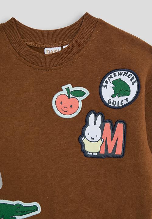 Cotton On - Bundle Riley Sweater & Trackpant Lcn - Lcn Mif Chestnut/Miffy