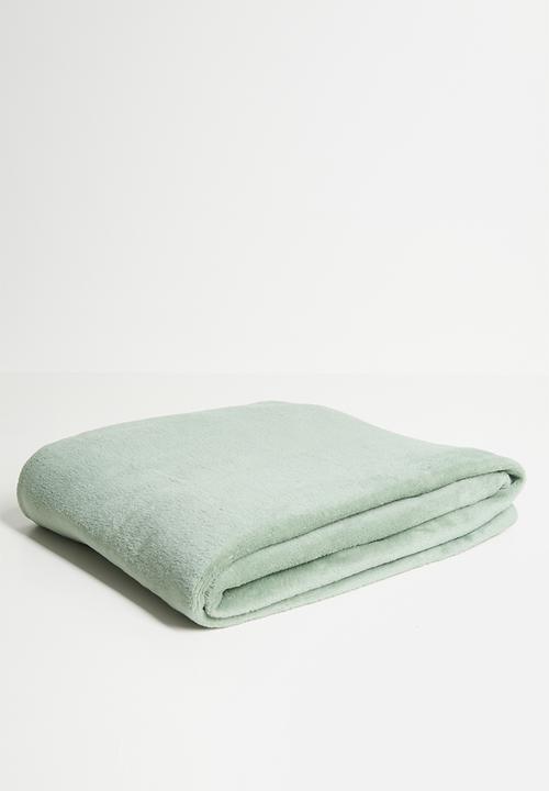 Sixth Floor - Fleece Throw - Sage