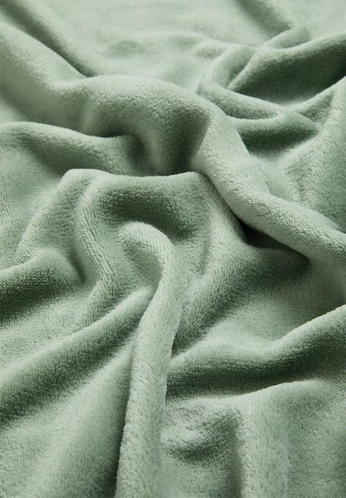 Sixth Floor - Fleece Throw - Sage