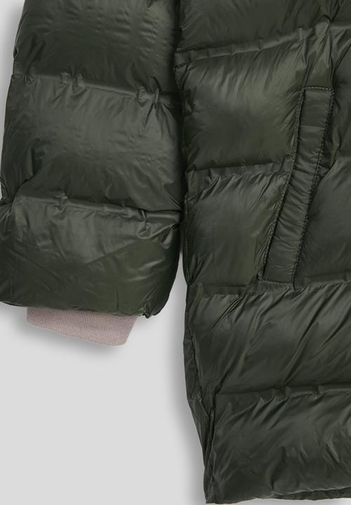 POLO - Ziyanda longer length puffer jacket - olive