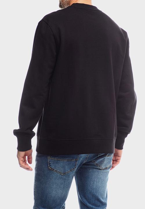JEEP - Applique Fleece Crew neck - Black
