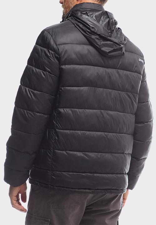 JEEP - Long Sleeve Puffer Jacket - Black
