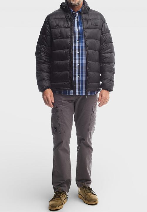 JEEP - Long Sleeve Puffer Jacket - Black