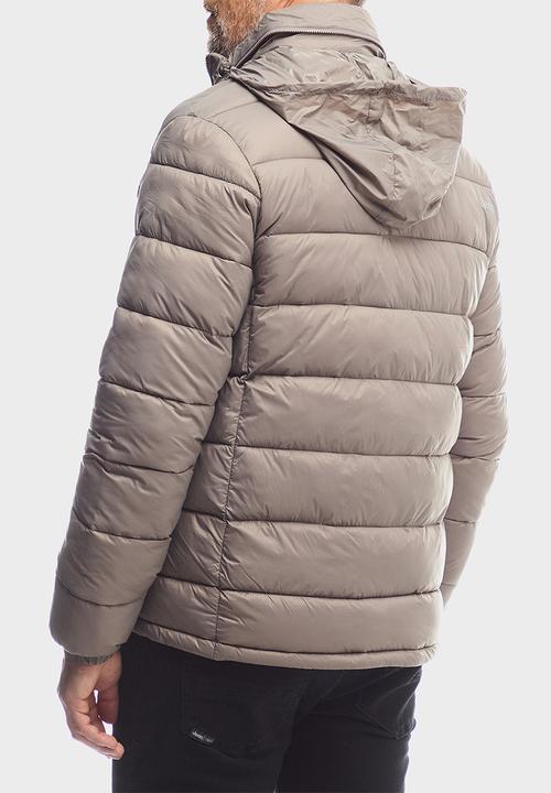 JEEP - Long Sleeve Puffer Jacket - Brown
