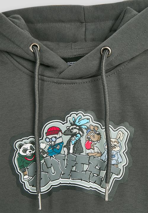 SOVIET - Boys Animation Hoody - Anthracite
