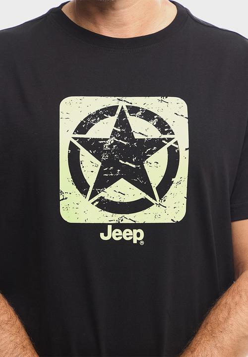 JEEP - Logo Star Tee - Black