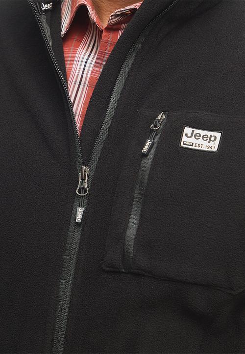 JEEP - Core Fleece Gilet - Black