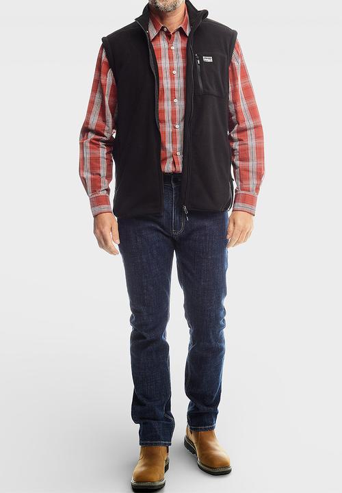 JEEP - Core Fleece Gilet - Black