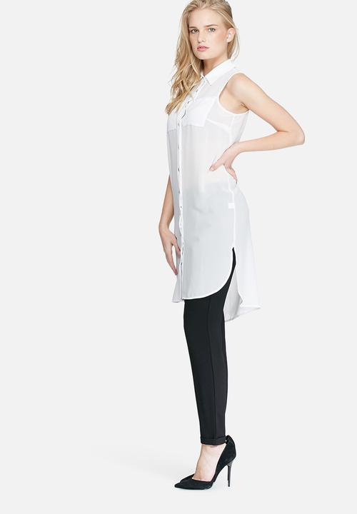 dailyfriday - Sleeveless pocket tunic top