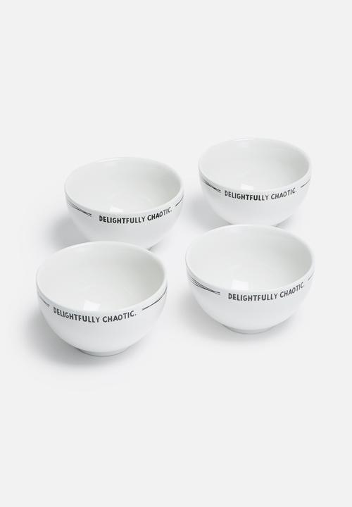 Sixth Floor - Block print bowl set of 4 