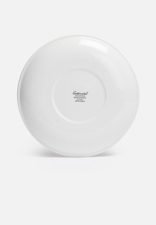 Sixth Floor - Red edge side plate set of 4
