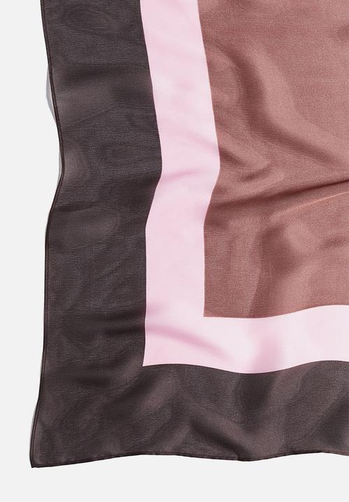 H&M - Patterned scarf - old rose