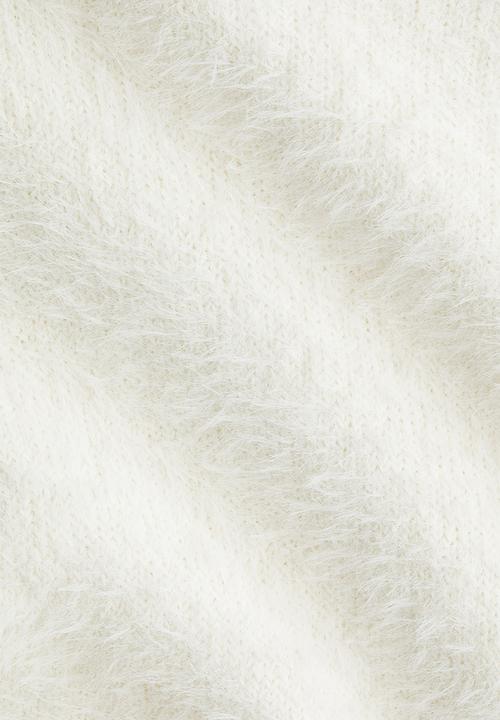 H&M - Brushed fine-knit jumper - cream