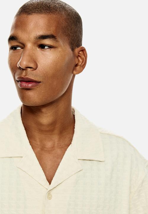 H&M - Loose fit resort shirt - light beige