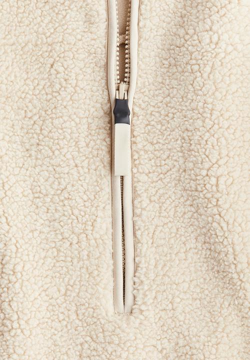 H&M - Teddy sports top - beige
