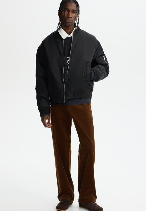 H&M - Relaxed fit corduroy trousers - dark brown