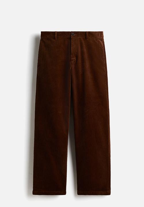 H&M - Relaxed fit corduroy trousers - dark brown