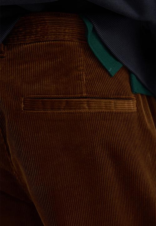 H&M - Relaxed fit corduroy trousers - dark brown