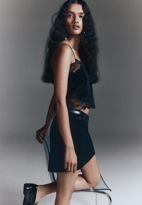 H&M - Mini skirt - black