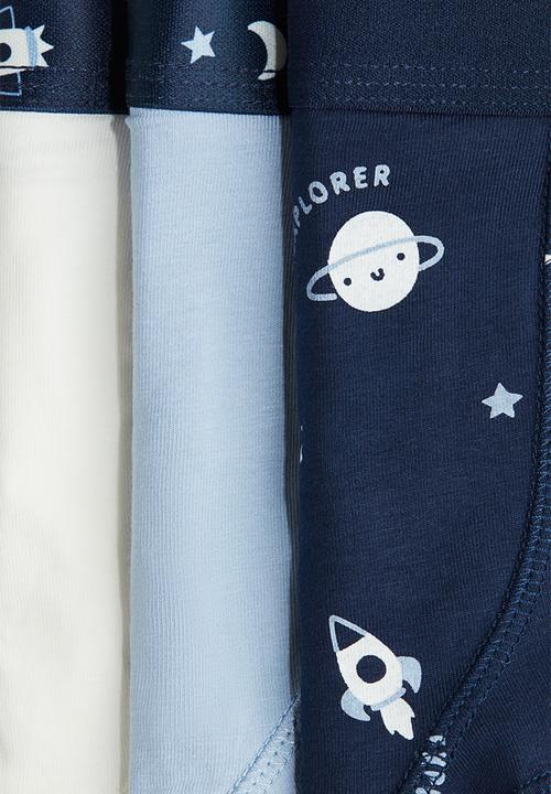 H&M - 5-pack cotton trunks - navy blue/space
