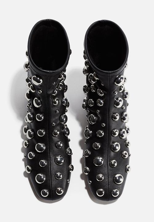 H&M - Studded ankle boots - black