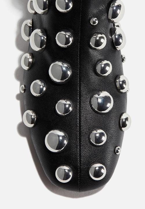 H&M - Studded ankle boots - black