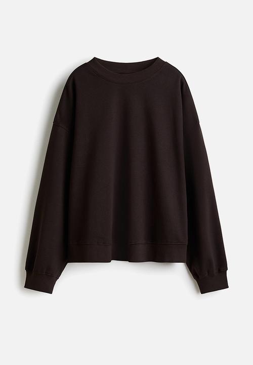 H&M - Oversized sweatshirt - dark brown