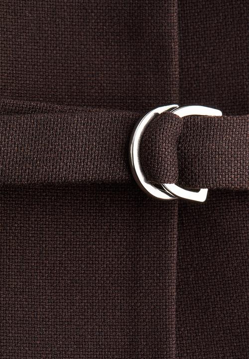 H&M - Belted blazer - dark brown