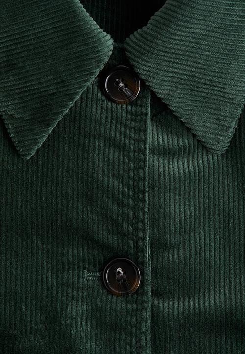 H&M - Cotton corduroy jacket - dark green