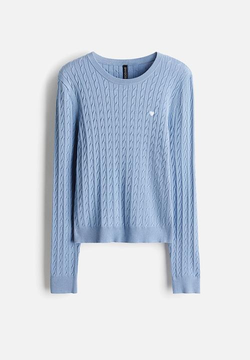 H&M - Cable-knit jumper - blue