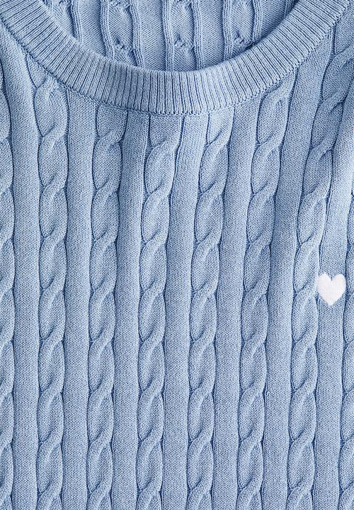 H&M - Cable-knit jumper - blue