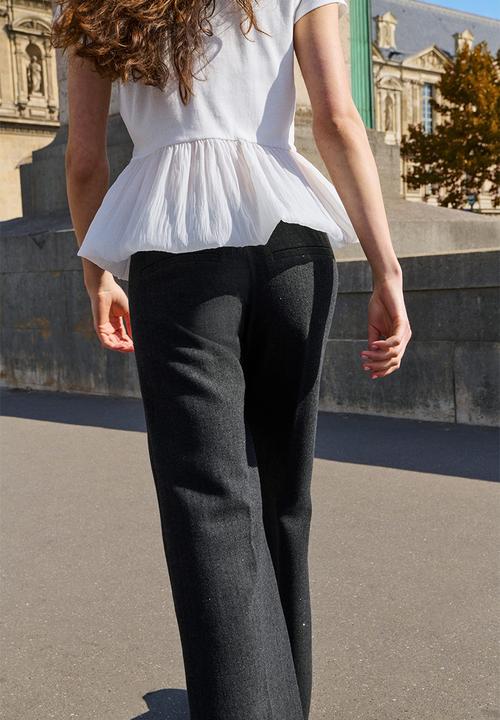 H&M - Embellished trousers - dark grey