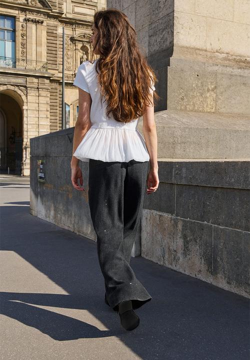 H&M - Embellished trousers - dark grey
