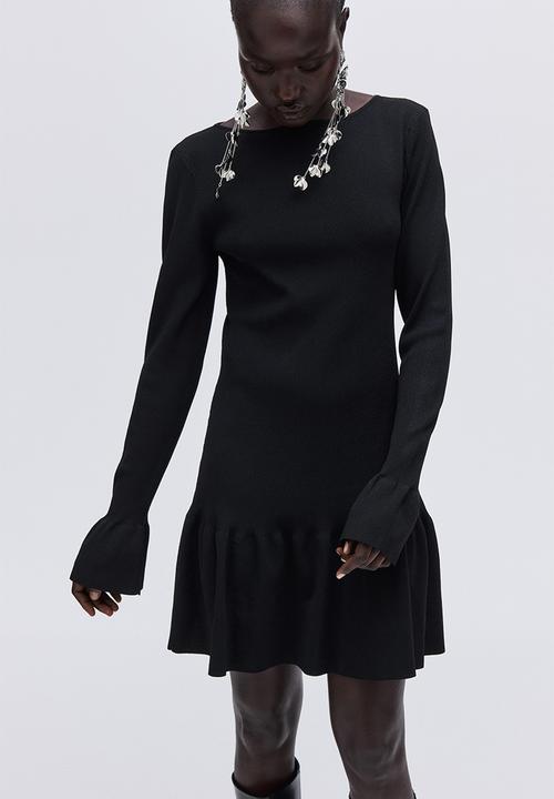 H&M - Rib-knit dress - black