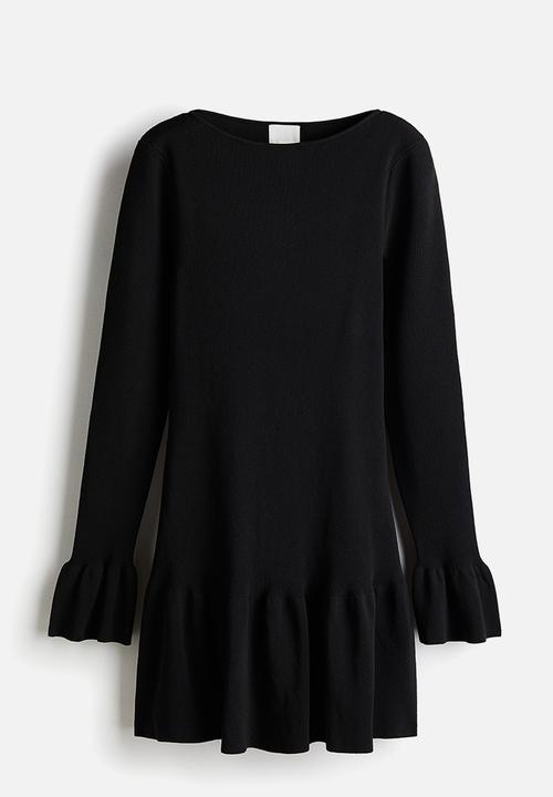 H&M - Rib-knit dress - black