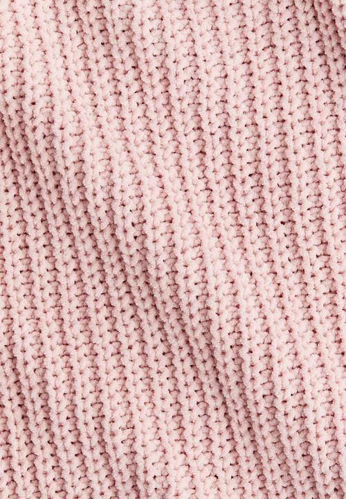H&M - Appliqued chenille-knit jumper - light pink/miffy