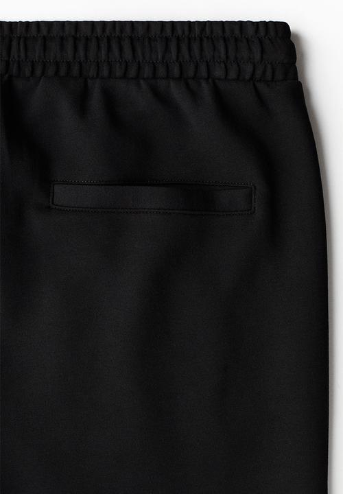 H&M - Regular fit tailored joggers - black