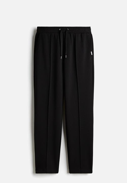 H&M - Regular fit tailored joggers - black