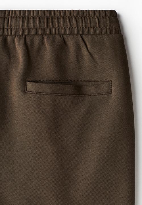 H&M - Regular fit tailored joggers - brown  