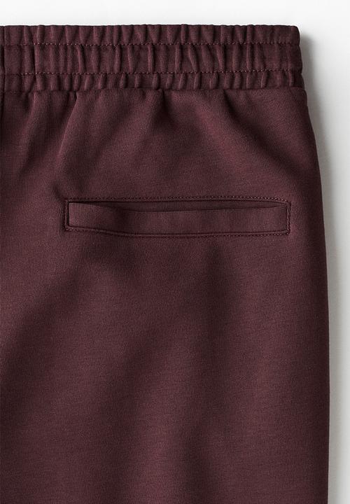 H&M - Regular fit tailored joggers - plum