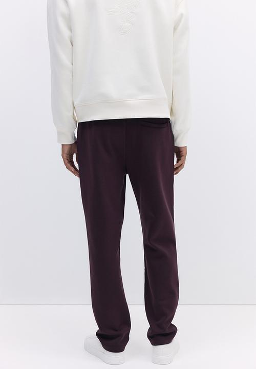 H&M - Regular fit tailored joggers - plum