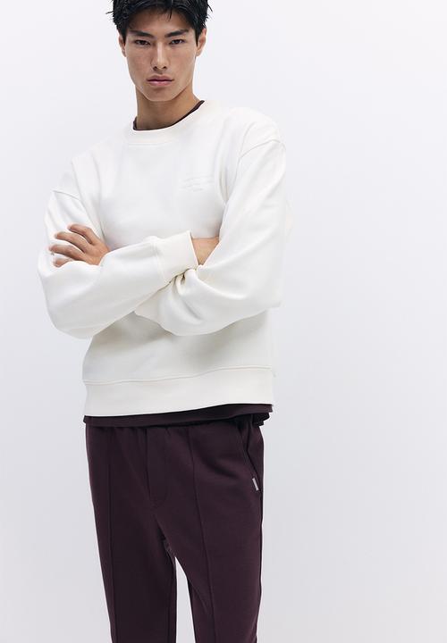 H&M - Regular fit tailored joggers - plum