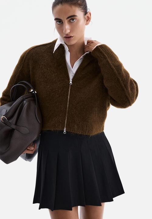 H&M - Pleated mini skirt - black