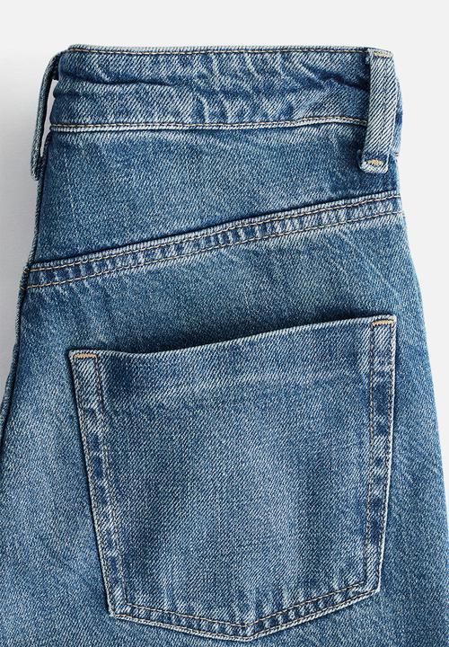 H&M - Wide high jeans - denim blue