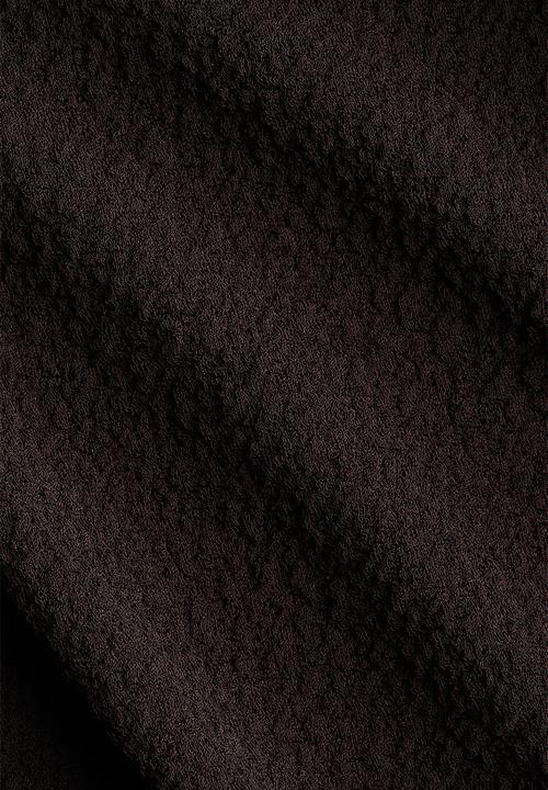 H&M - Draped polo-neck top - dark brown